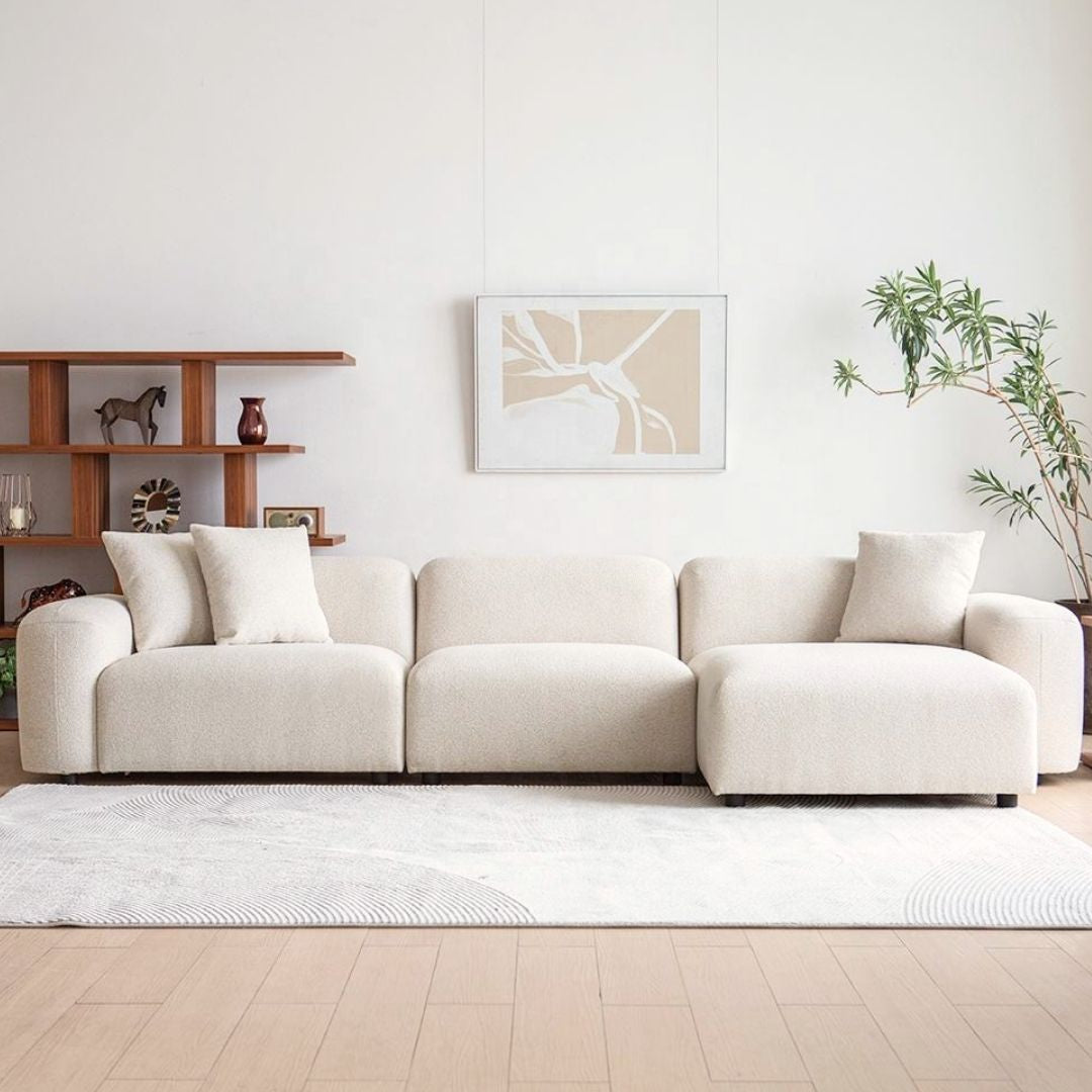 Cloudscape – Modulare Block-Wohnlandschaft mit integrierter Récamiere