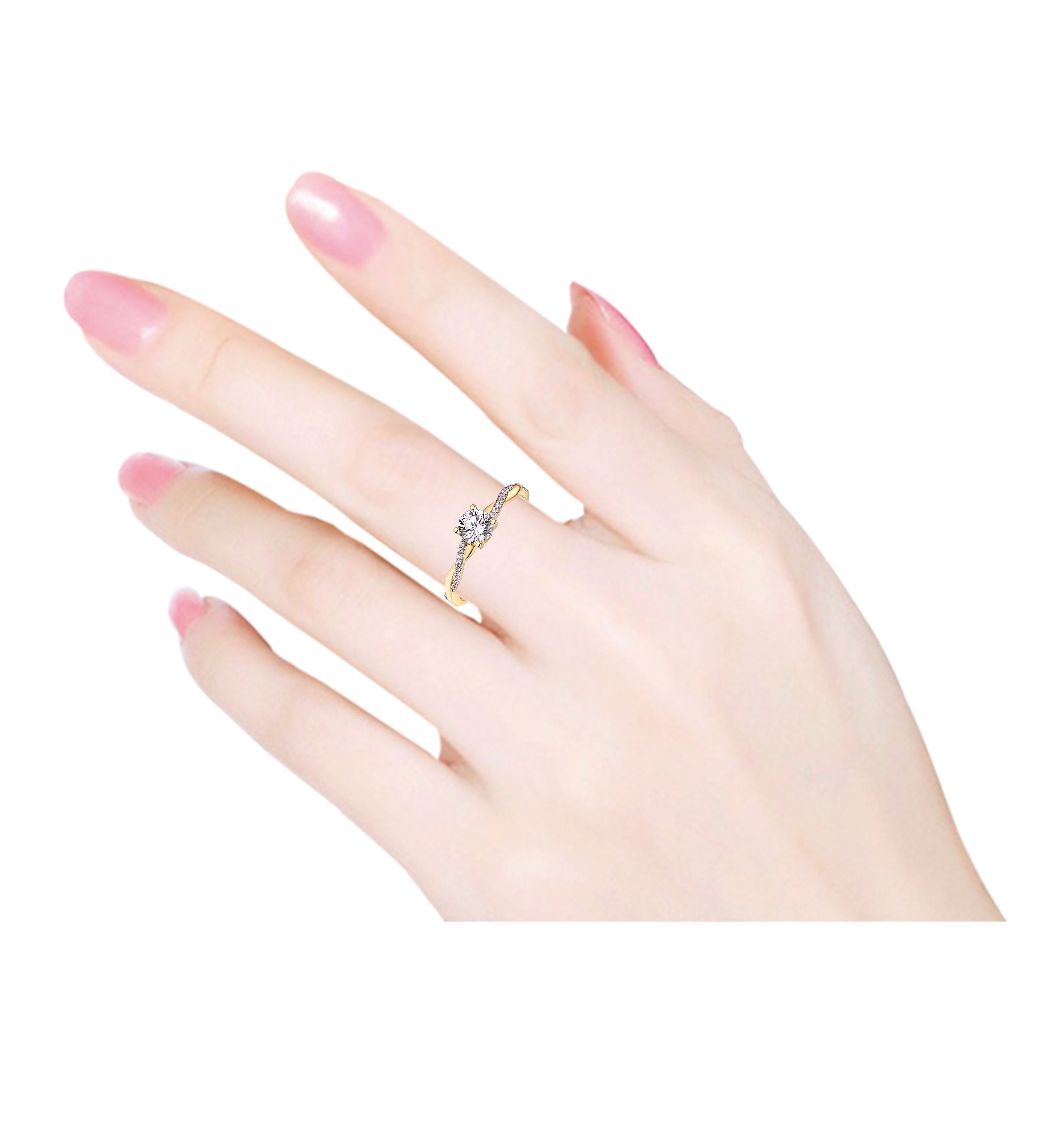 Drift – Eternal Twist Medium Diamond Ring